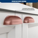 Ver imagem 3 de Cozinha Modulada Olivia 6 Peças com Paneleiro Cristaleira e Aéreo com Vidro Reflex Poliman Móveis