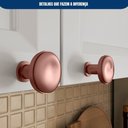 Ver mais imagens de Cozinha Modulada Olivia 6 Peças com Paneleiro Cristaleira e Aéreo com Vidro Reflex Poliman Móveis