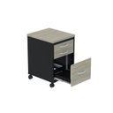 Ver imagem 3 de Gaveteiro Volante 3 Gavetas GVPS03P25TUB com Chave e Rodizio