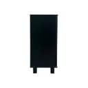 Ver imagem 3 de Aparador Buffet Moderno 4 Portas de Vidro 158cm Ditália