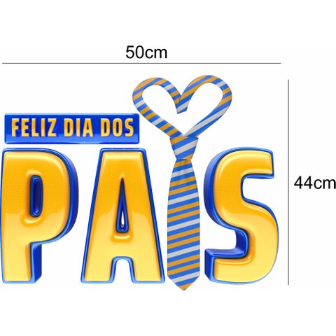 Adesivo de Vitrine Dia Dos Pais Mês Dos Pais