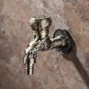 Ver imagem 7 de Torneira Parede Dragão Bronze Artístico 1/4 de Volta Jardim