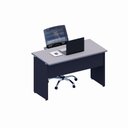 Ver imagem 4 de Mesa Retangular Escritório 120cm X 60cm Pé Painel F5 Office Cor:cinza Sagrado com Preto