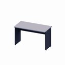 Ver imagem 5 de Mesa Retangular Escritório 120cm X 60cm Pé Painel F5 Office Cor:cinza Sagrado com Preto