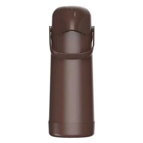 Garrafa Térmica Magic Pump1l Marrom Termolar Garrafa Térmica Magic Pump 1l Marrom Termolar