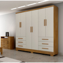 Ver imagem 1 de Guarda-Roupa Encant 6 Portas 6 Gavetas sem Espelho Fendi Novo Horizonte