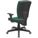 Ver mais imagens de Kit 03 Cadeiras de Escritório Diretor Office Giratória Preto Alta Flexi P03 Poliéster verde -