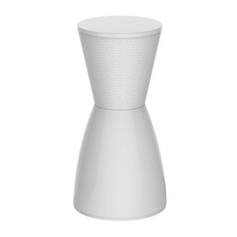 Banqueta Alta sem Encosto Polipropileno UV 120kg Branco Nobe