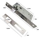 Ver imagem 3 de Porta Frisada Desmontada Completa Bat 16cm C/ Guarnição 210x82