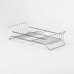 Escorredor de Louça para Bancada de 1 Nível Standard 8 Pratos : Inventia Aer : Inox - 1