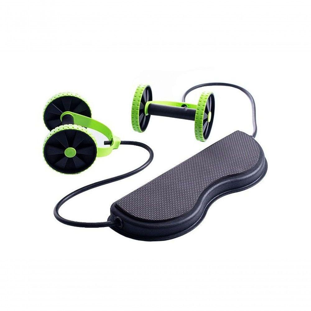 Revoflex Roda Abdominal Dupla com Elasticos Wct Fitness 5555008 - 3