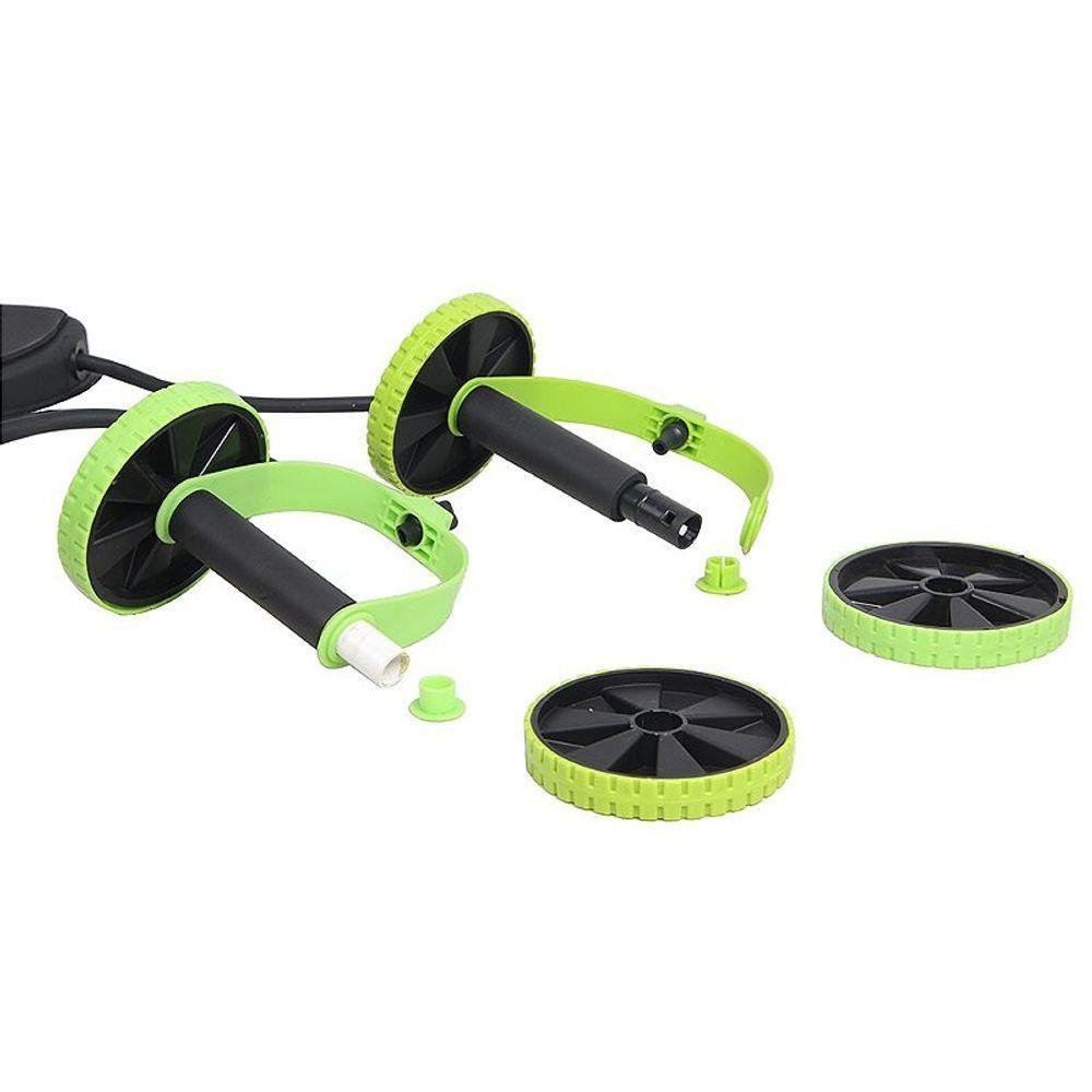 Revoflex Roda Abdominal Dupla com Elasticos Wct Fitness 5555008 - 5