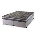 Ver imagem 5 de Conjunto Cama Box Espuma Miami Cinza King 193x203x62