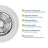 Ventilador Exaustor 25cm 127v Cozinha Banheiro Ventisol - 4