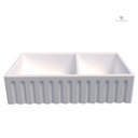 Ver imagem 6 de Cuba Dupla Cozinha Farm Sink Romana 77 cm Estilo Fazenda Avental