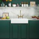 Ver imagem 2 de Cuba Dupla Cozinha Farm Sink Romana 77 Cm Estilo Fazenda Avental