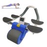 Rolo Abdominal Musculaçao Exercicio Roda Prancha Ombro Braço Academia Lombar Costas Treino Musculo F - 1