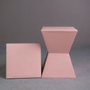 Ver imagem 5 de Banqueta Baixa Polipropileno sem Encosto Nitro Rosa/Calla Rose
