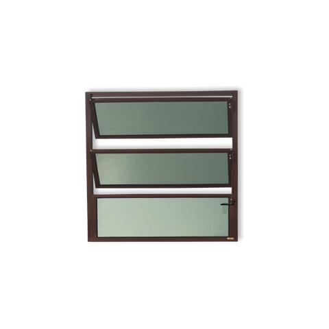 Basculante Alumínio 60 x 80 Plus V.Boreal Marrom Corten Brimak