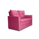 Ver imagem 2 de Sofá Pequeno 02 Lugares 150cm Mobi Suede Rosa Herrero