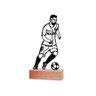 Escultura de Mesa, Jogador Futebol Canhoto 15x30cm - 2