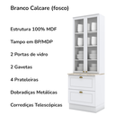 Ver imagem 4 de Cozinha Modulada 7 Pecas 343 Cm Ce172 Americana Branco Calcare Henn