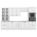 Ver imagem 1 de Cozinha Modulada 7 Pecas 343 Cm Ce172 Americana Branco Calcare Henn