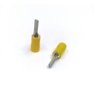 1000un Terminal Pino Agulha Pre Isolado 4,0 a 6,0mm Amarelo - 5