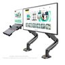 Kit 2 Suportes Articulados Monitor e Notebook Pistão F80 Nb + Bandeja Apoio Nbh-2 - 7