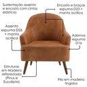 Ver imagem 5 de Poltrona Decorativa Naomi Pes Madeira Courino Tcs 727 Moll