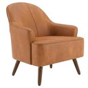 Ver imagem 1 de Poltrona Decorativa Naomi Pes Madeira Courino Tcs 727 Moll
