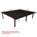 Ver imagem 2 de Cobertura Policarbonato Alveolar 7,00m x 4,00m - Fume 4mm