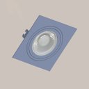 Ver imagem 2 de Spot Embutir Quadrado Direcionável Par20 Branco Save Energy