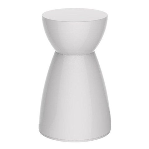 Banqueta Baixa Polipropileno sem Encosto Rad Branco