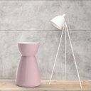 Ver imagem 5 de Banqueta Baixa Polipropileno sem Encosto Rad Rosa/Calla Rose