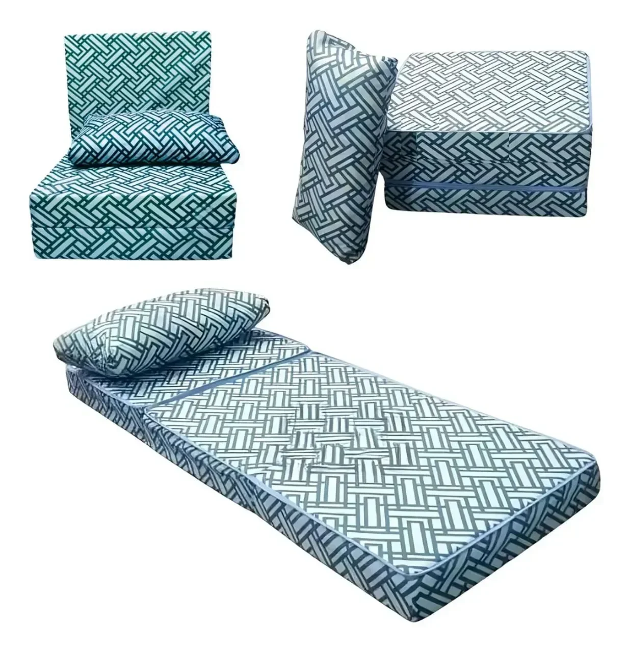 Colchão Dobrável Solteiro com Travesseiro de Brinde Ortobom - 1