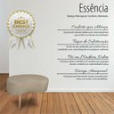 Ver imagem 2 de Puff Orgânico Curvo Decorativo Feijão Sala Luxo Tecido Suede:capuccino