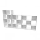 Ver imagem 1 de Estante Organizadora Colmeia Modular Infantil MDF 210cm Branco Woodcore