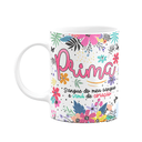 Ver imagem 1 de Caneca Floral Família - Prima, Irmã de Coração