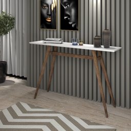 Aparador Apaluza Cantinho Do Café Hall De Entrada Decorativo - Branco - 1 Aparador Apaluza Cantinho Do Café Hall De Entrada Decorativo - Branco - 1