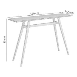 Aparador Apaluza Cantinho Do Café Hall De Entrada Decorativo - Branco - 3 Aparador Apaluza Cantinho Do Café Hall De Entrada Decorativo - Branco - 3