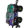 Mochila Rodinha Tripla Hulk Monster Trucks 3d Maxtoy - 3