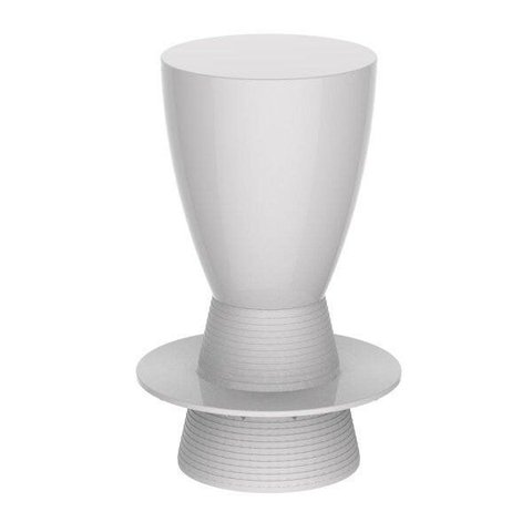 Banqueta em Polipropileno Tinn Branco