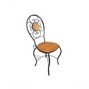 Ver imagem 1 de Cadeira Ferro e Madeira Modelo Bolinha Sudeste Rústico