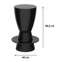 Ver imagem 2 de Banqueta Alta sem Encosto Tinn Crystal