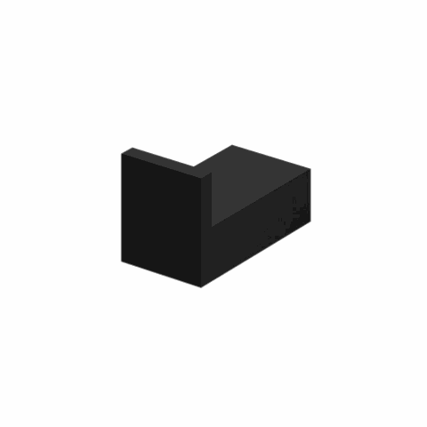 Cabide Horus Preto Fosco 4600bk450 Fani