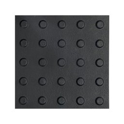 Kit 10 Pisos Tatil Alerta Preto Texturizado Pvc 25x25cm - 1