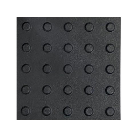 Kit 10 Pisos Tatil Alerta Preto Texturizado Pvc 25x25cm