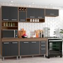 Ver imagem 1 de Cozinha Compacta 4 peças Balcão com Tampo Barcelona Poliman Móveis