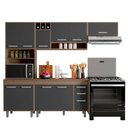 Ver imagem 2 de Cozinha Compacta 4 peças Balcão com Tampo Barcelona Poliman Móveis